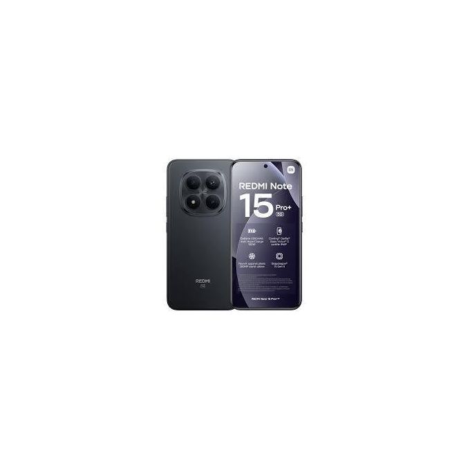 Xiaomi Redmi Note 15 Pro+ 5G- 6.83" AMOLED - 2SIM - 5G - 200Mpx - 12/512 Go - Noir - Garantie 12 Mois